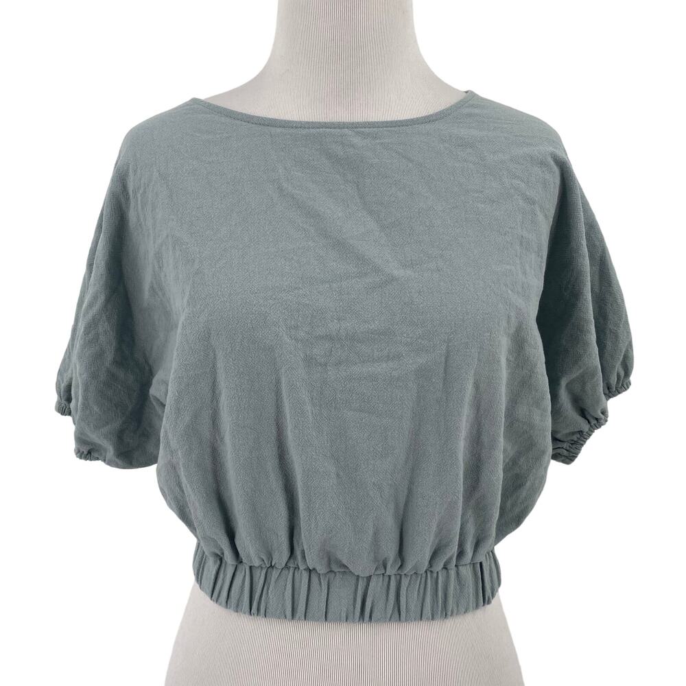 Hyfve Hyfve Hyfve Crop Tie Blouse New with tags Size Large